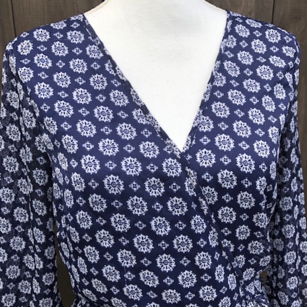 Band Of  Gypsies Blue Romper Sz M - Picture 3 of 11